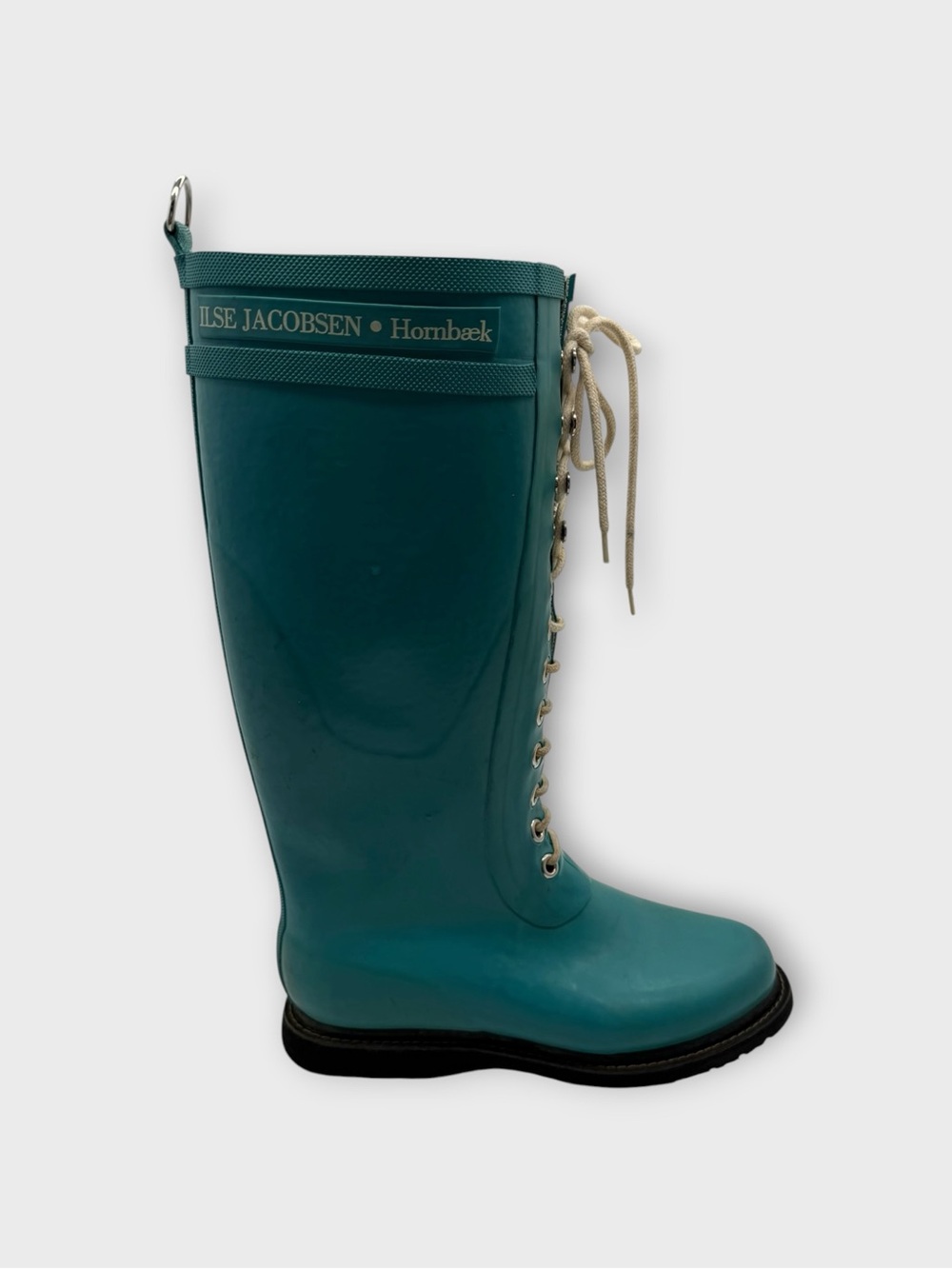 Isle Jacobsen Free People Hornbaek Rubber Rain Boots Knee High Size 9 Women’s